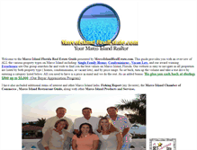 Tablet Screenshot of marcoislandrealestate.com